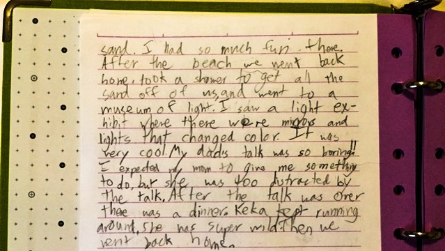 max's journal